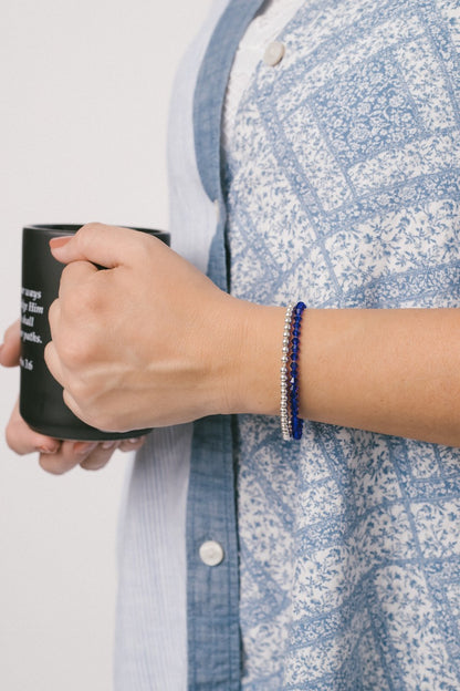 Past & Present Bracelet- Cobalt