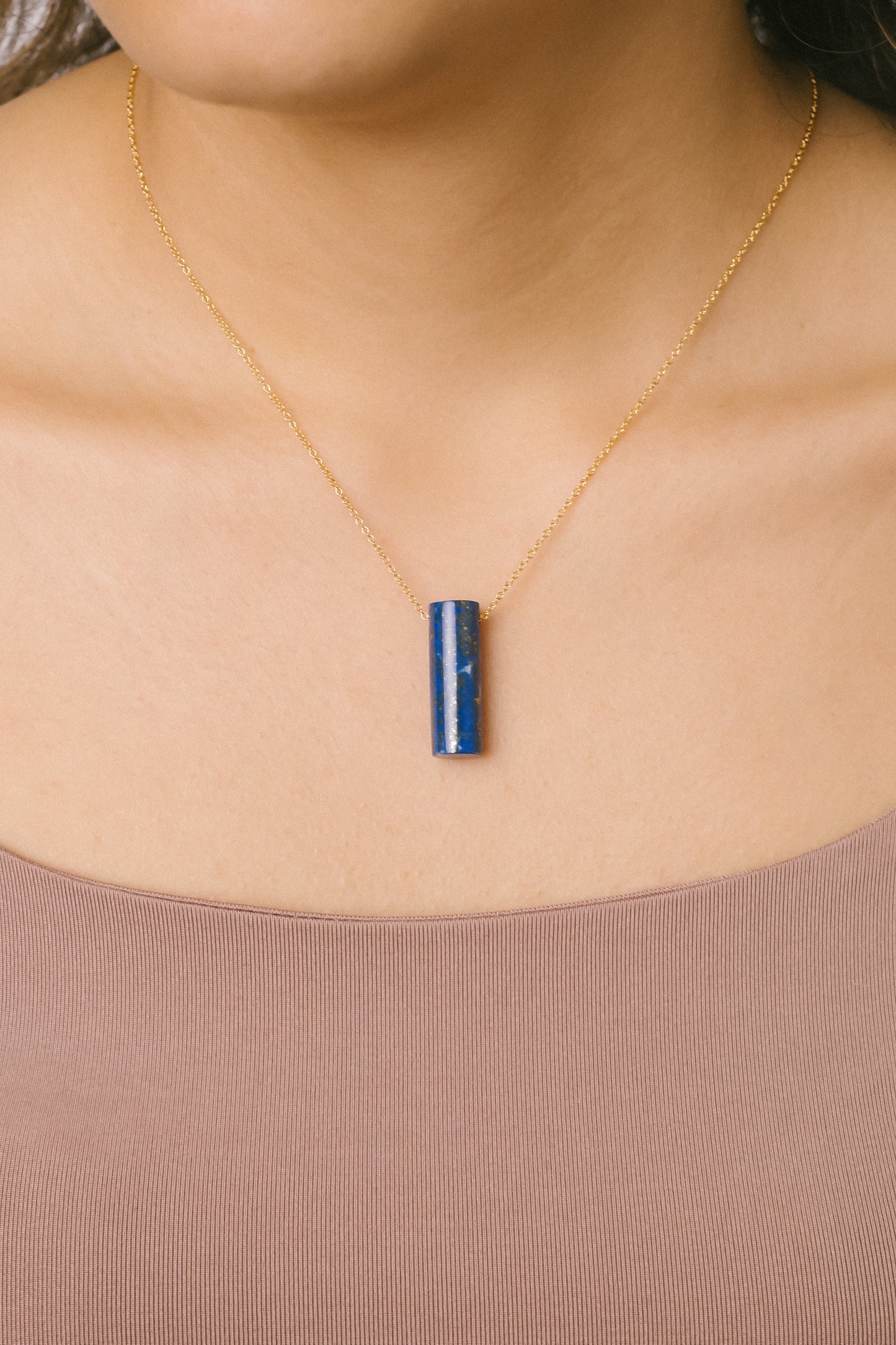 The Kathryn Pillar- Courage & Faith (Lapis Lazuli)