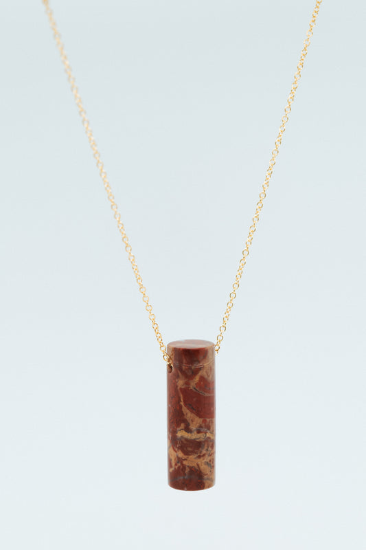 The Alisha Pillar- Perseverance & Victory (Red Jasper)